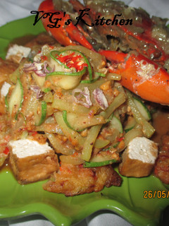 A picture of CRAB SALAD (Asma Rujak).