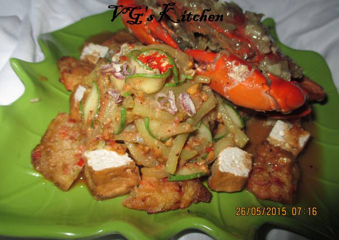 Steps to Prepare Perfect CRAB SALAD (Asma Rujak)