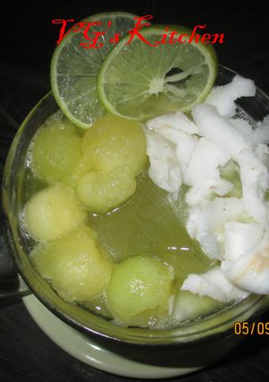 A picture of Young Coconut with Melon Juice (CIKAL DOGAN).