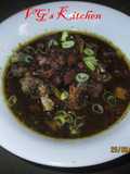 Meat in Black Gravy (RAWON)