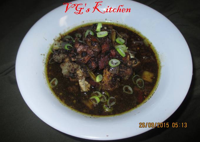 Easiest Way to Make Homemade Meat in Black Gravy (RAWON)