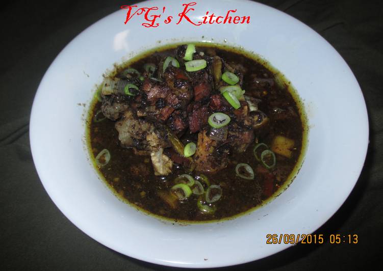 Easiest Way to Make Recipe of Meat in Black Gravy (RAWON)