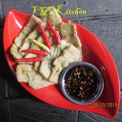 A picture of Half-fried Tempeh (MENDOAN TEMPE).