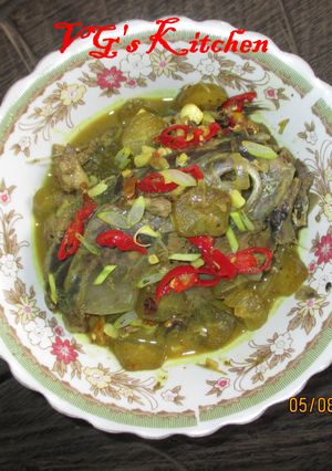 A picture of Tuna in Yellow Broth (TONGKOL KUAH KUNING).