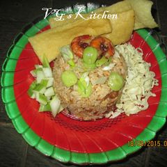 A picture of Fried Rice with Stink Bean (NASI GORENG PETE).