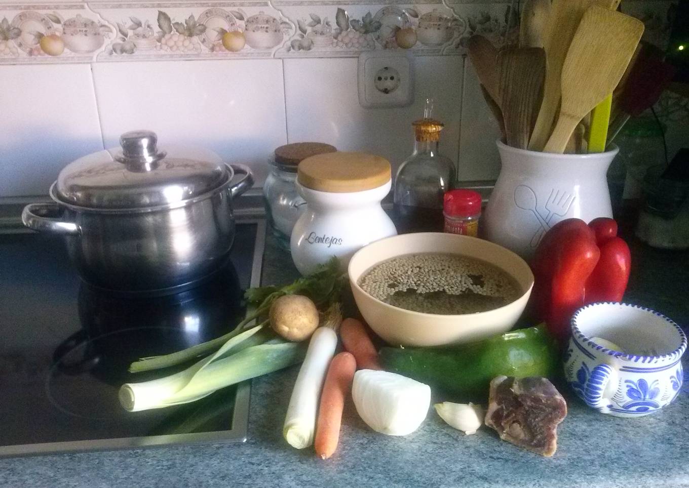 Lentejas con verdura