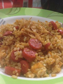 Foto resep Nasi Goreng Sosis Pedas