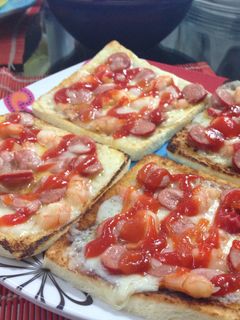 Foto resep Pizza Sosis Udang