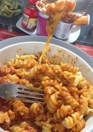 Foto resep Macaroni Bolognese Cheese