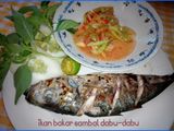 Ikan bakar sambal dabu-dabu khas manado