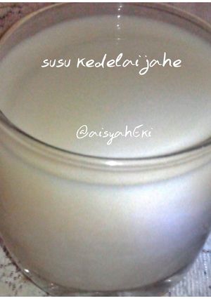 Foto resep Susu kedelai jahe