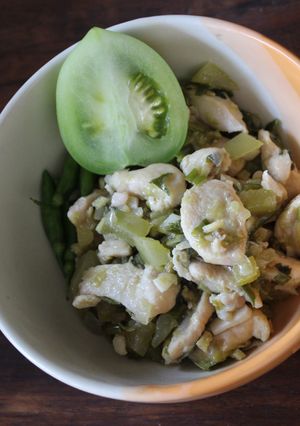 Foto resep Ayam Bumbu Tomat Hijau
