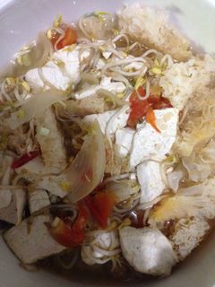 Foto resep Soup Jamur Tahu Lombok 