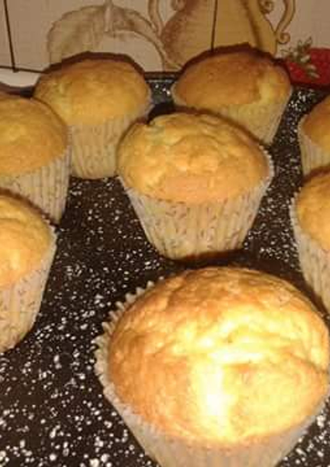 Una foto de Magdalenas caseras de vainilla