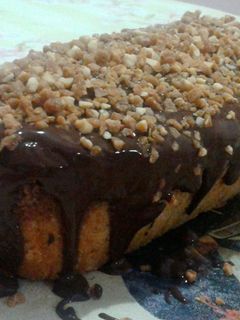 Una foto de Budín marmolado con chocolate