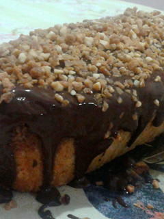Una foto de Budín marmolado con chocolate