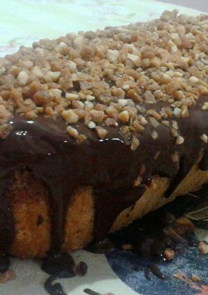 Una foto de Budín marmolado con chocolate