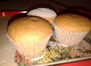 Una foto de Magdalenas caseras de limón