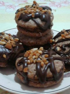 Una foto de Alfajorcitos de chocolate