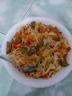 Foto resep Mie Kuah Akhir Bulan