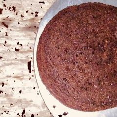 A picture of Death by chocolate spong (part 1).