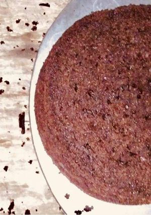 A picture of Death by chocolate spong (part 1).