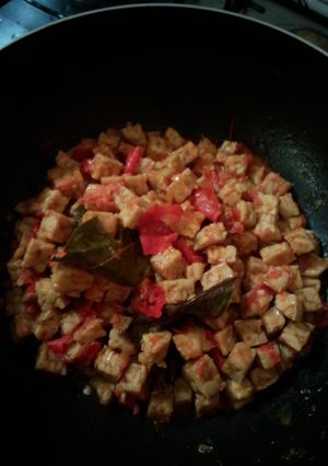 Foto resep Oreg tempe merah sehat