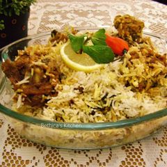 Hyderabadi Mutton Biryani A picture of Hyderabadi Mutton Biryani.