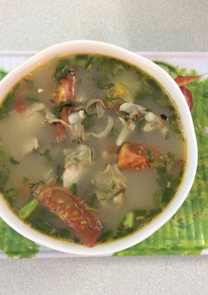 Hình của món Canh trai khế cà chua.
