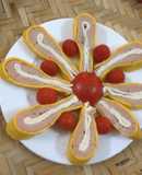 Trứng bọc giò cho bé 