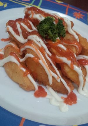 Foto resep Fried Potato Wedges