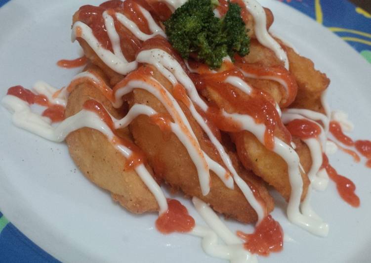 Fried Potato Wedges