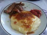Stewed chicken Creole (organic) with polenta