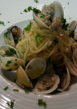 A picture of Spaguetti Alle Vongole.
