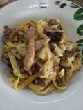 Pasta with mushrooms