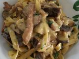 Pasta with mushrooms