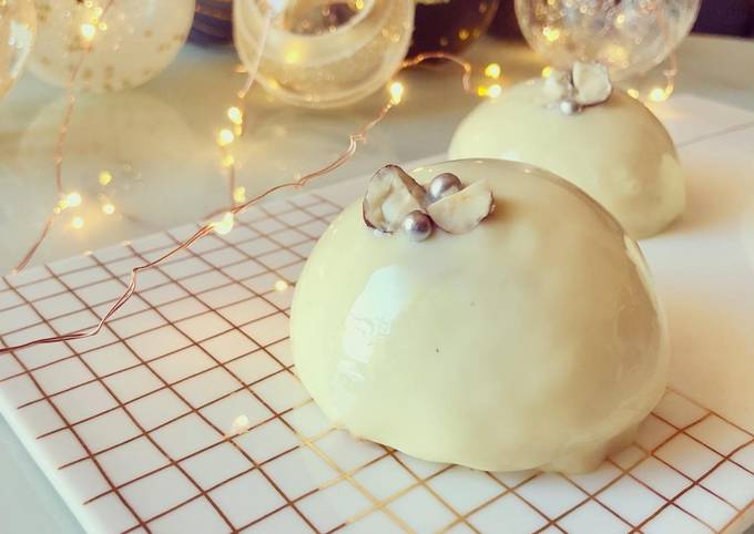 Boules de Noël Chocolat blanc noisettes de Les_recettes_de__Chloé