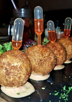 A picture of Aloo Tikki.