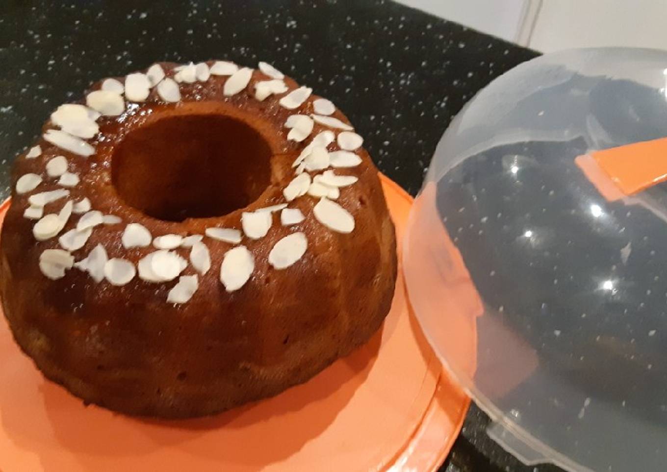 Cake au caramel et au chocolat