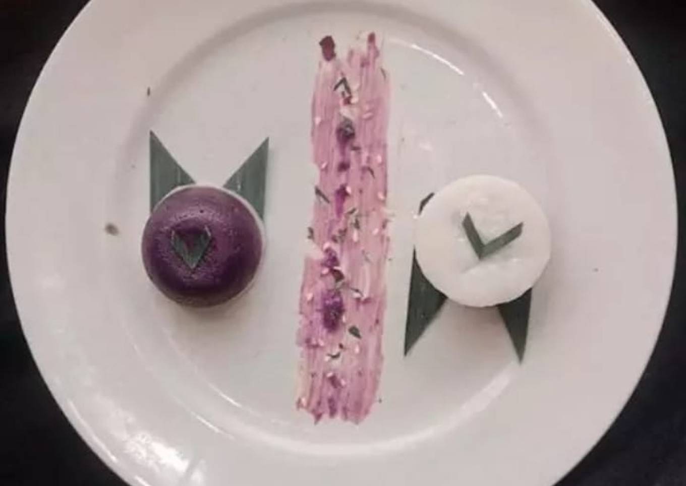 Kue talam ubi ungu