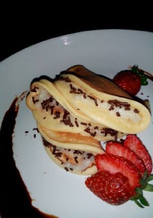 Foto resep Pancake lipat creamy coco