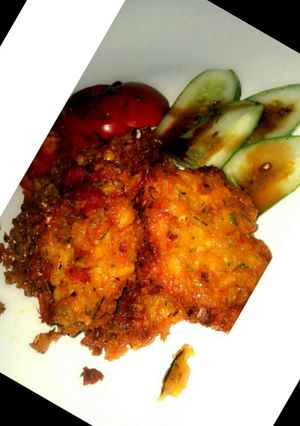 Foto resep tomato-cOrn fRitters 