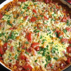 Mexican Chicken Baked Rice A picture of Mexican Chicken Baked Rice.