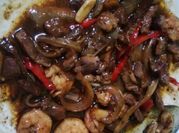 Gambar sapi udang lada hitam