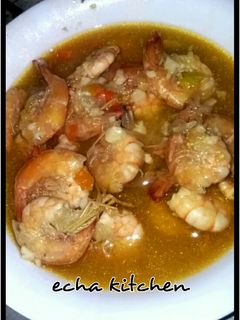 Foto resep Udang saus tiram pedas