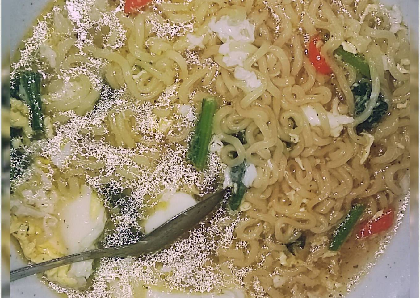 Mie rebus sawi