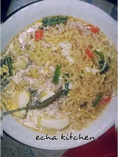 Foto resep Mie rebus sawi