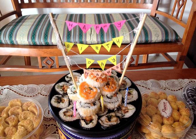 Resep Sushi Cake Anti Gagal