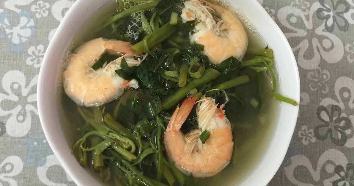 Cách Làm Món Canh Rau Muống Tôm của Ng.T.Dung - Cookpad