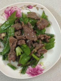 Hình của món Đậu cô ve xào thịt bò.